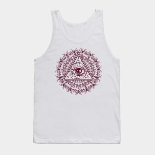 Eye of Providence pyramid Tank Top